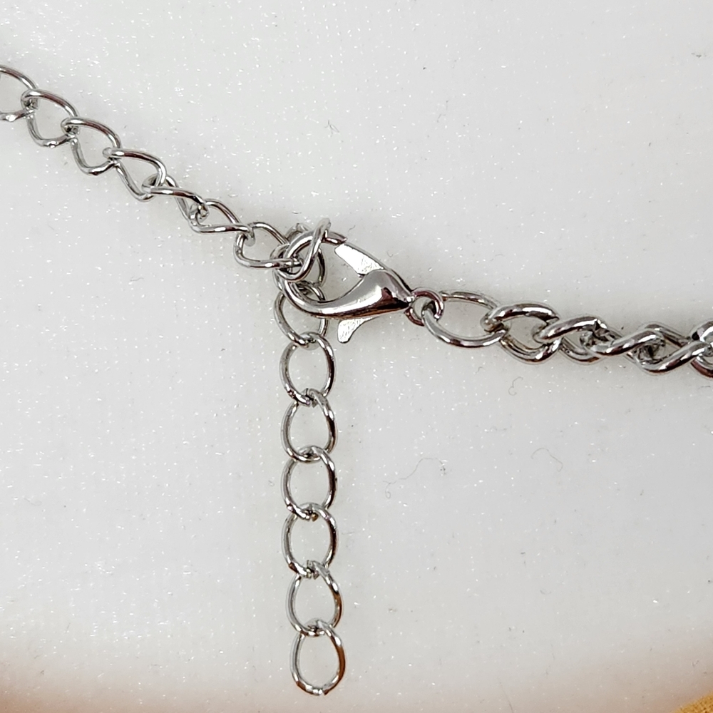 Smoky Gray Large Crystals Statement Necklace - image 5